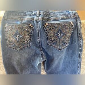 COPY - Custom upcycled bellbottom jeans